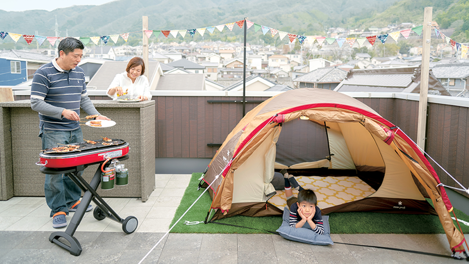 屋上庭園のある暮らし